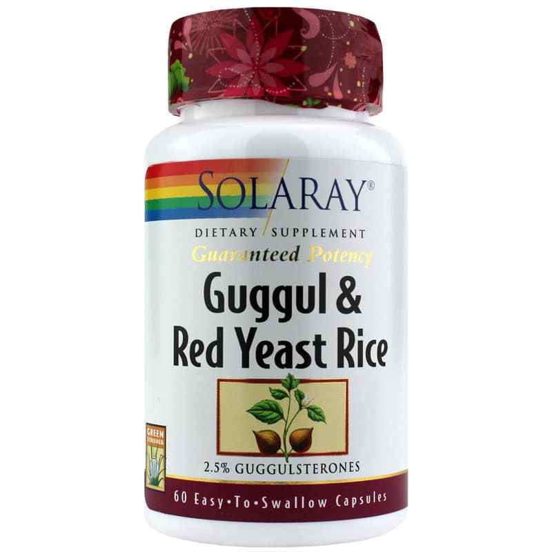 Guggul & Red Yeast Rice, Solaray
